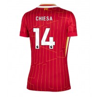 Camisa de Futebol Liverpool Federico Chiesa #14 Equipamento Principal Mulheres 2024-25 Manga Curta